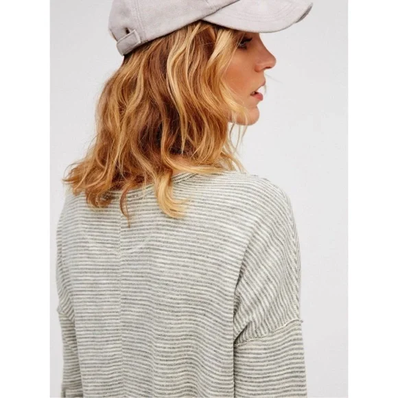 We the Free Beach Haven Stripped Henley - Picture 3 of 8